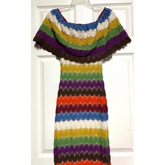 Va va voom knit poly maxi dress S - Picture 4 of 5